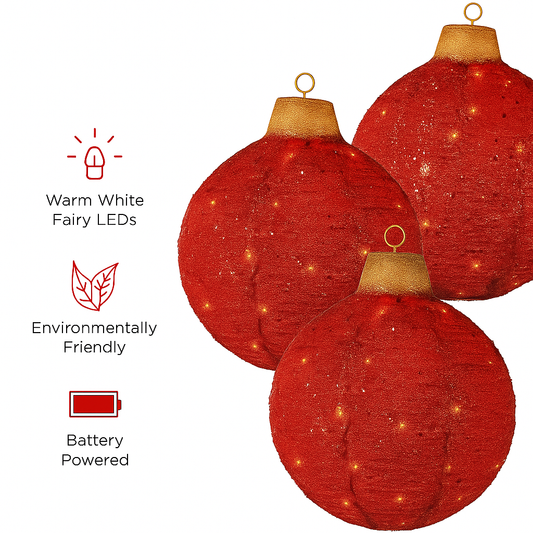 Coreva™ Hanging LED Holiday Ornaments