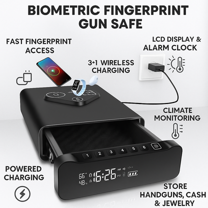 Coreva™ Biometric Handgun Safe